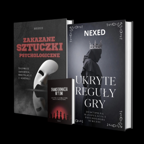 Zakazane Sztuczki Psychologiczne + Ukryte Reguły Gry + Transformacja + Kurs Celów + Złota Lista