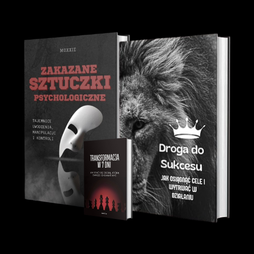 Zakazane Sztuczki Psychologiczne + Droga do Sukcesu + Transformacja + Kurs Celów + Złota Lista